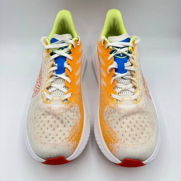 Hoka One One Mach 6 White Solar Flare Road Running Walking Sneakers Men’s 11 main image 7